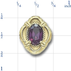 81035 Garnet Bracelet Slide 